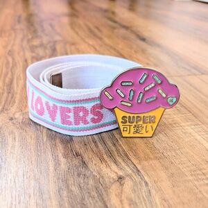 Harajuku Lovers Cute As A Cupcake Belt Y2K Vintage M NWT
